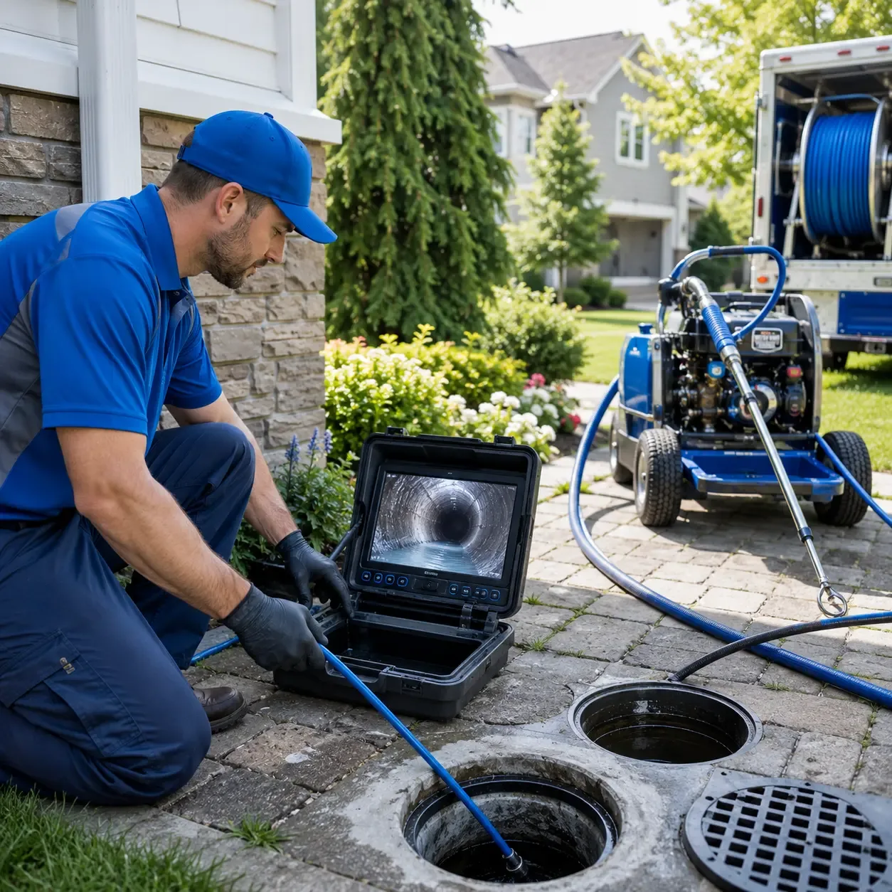 Outdoor drain cleaning professionals serving Mooresville, AL